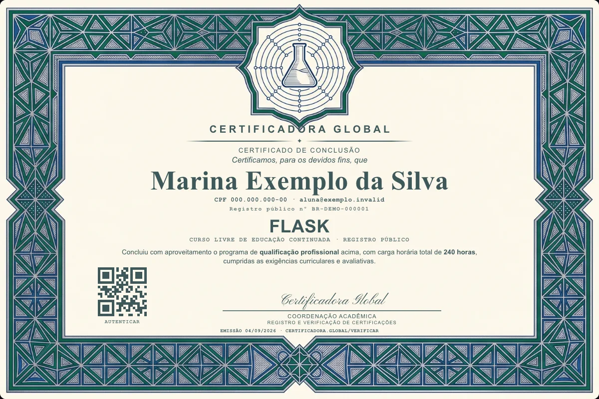 Capa do curso Flask