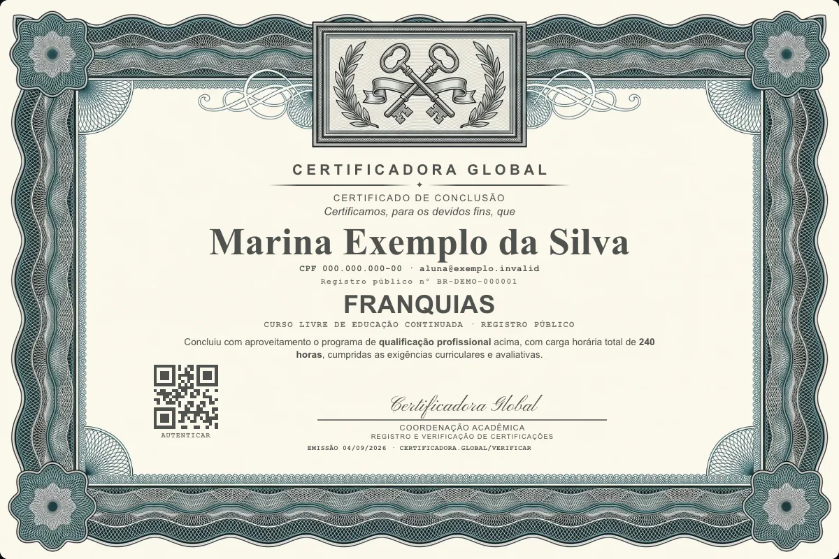 Capa do curso Franquias