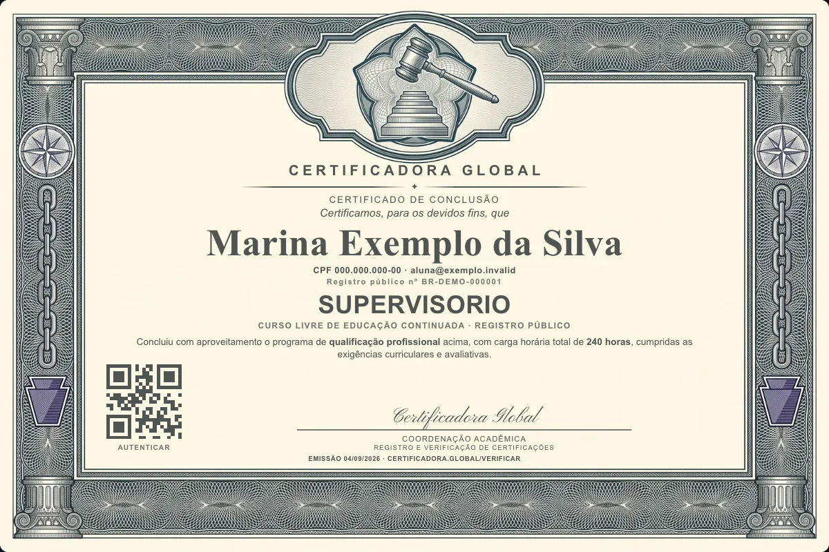 Capa do curso Supervisorio