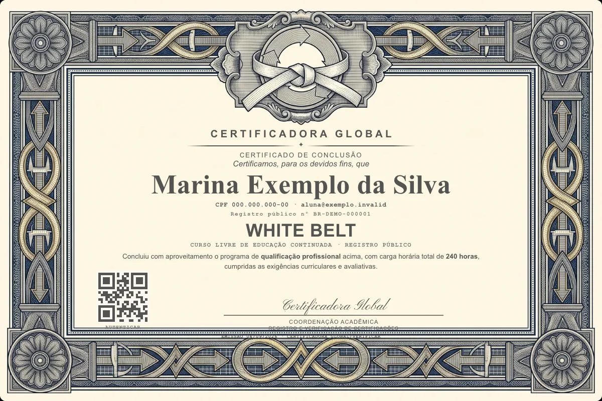 Capa do curso White Belt