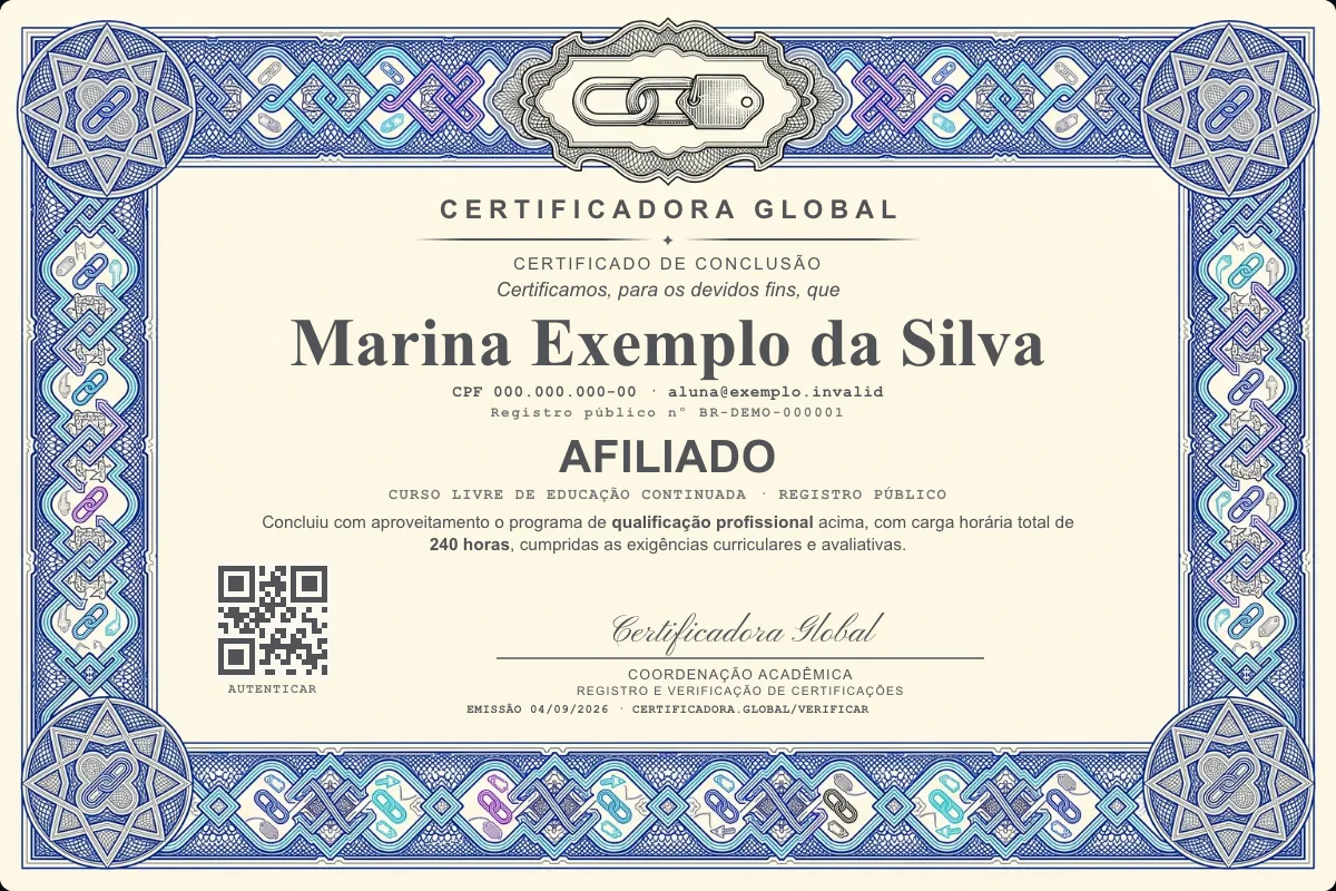 Capa do curso Afiliado