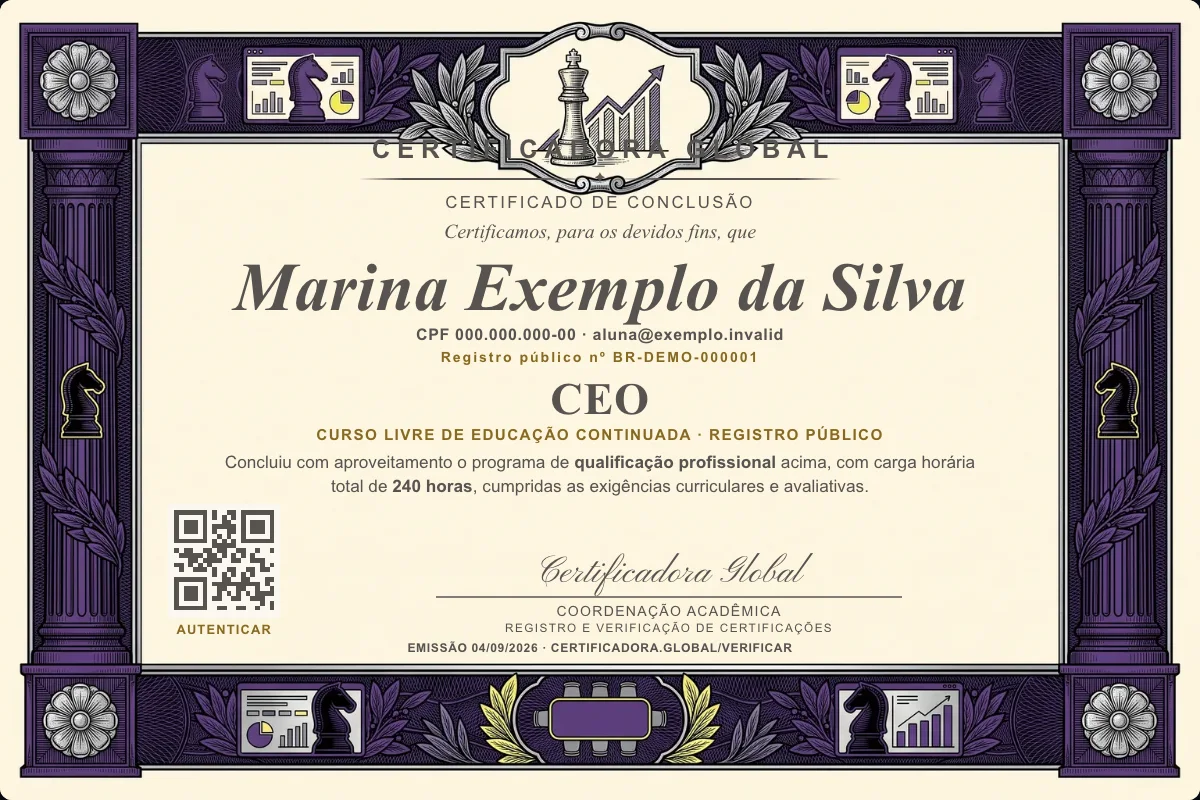 Capa do curso Ceo