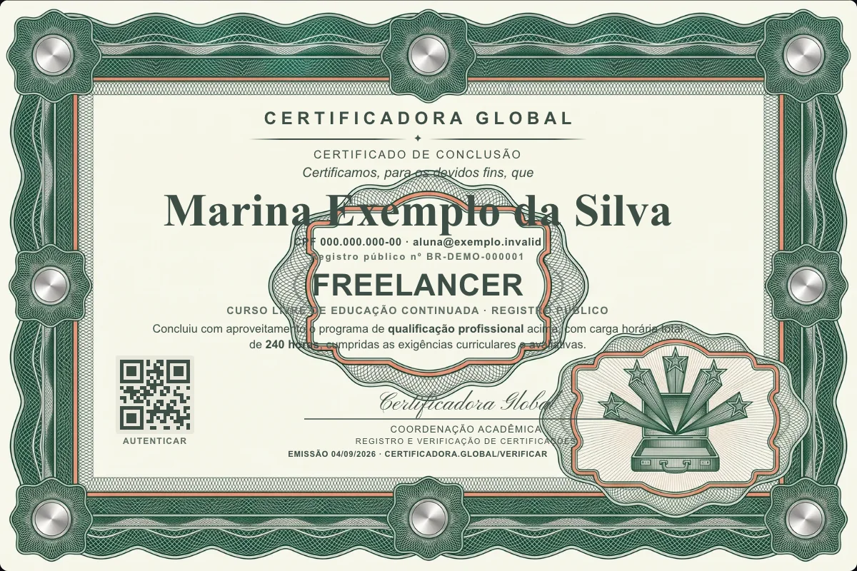 Capa do curso Freelancer