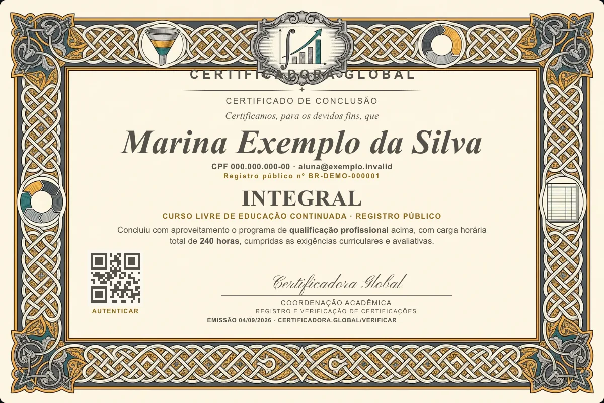 Capa do curso Integral
