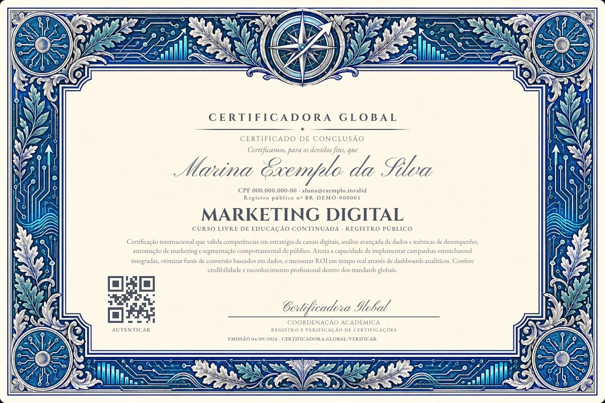 Capa do curso Marketing Digital