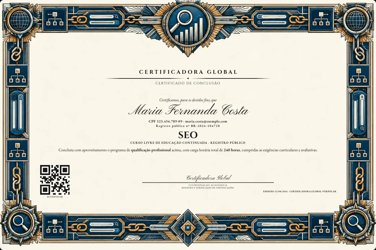 Capa do curso SEO
