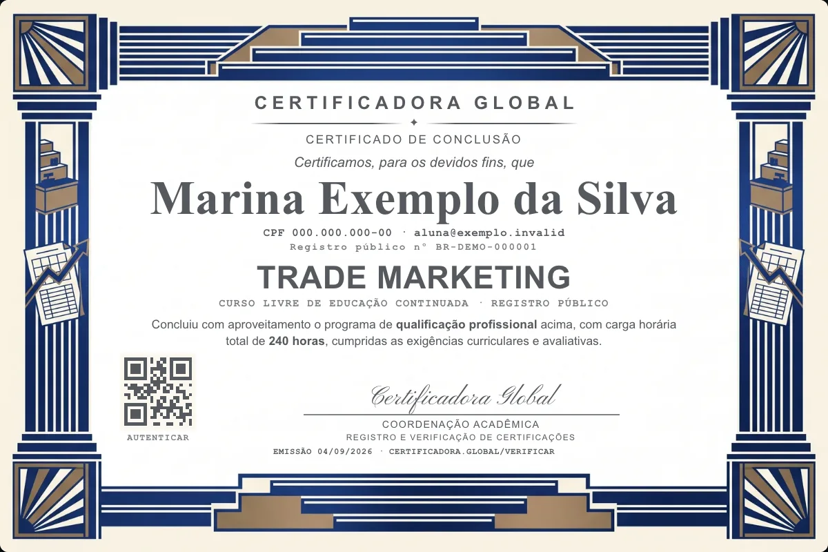 Capa do curso Trade Marketing