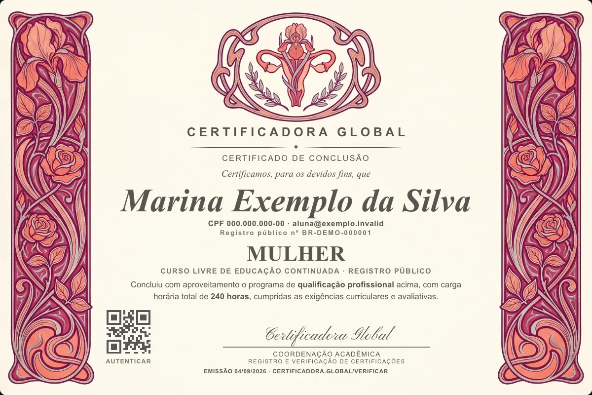 Capa do curso Mulher