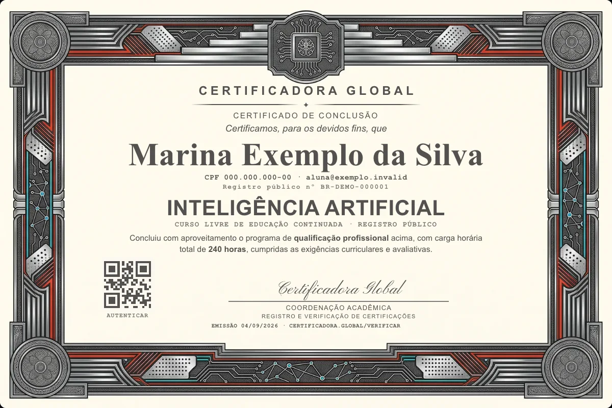 Capa do curso Inteligência Artificial