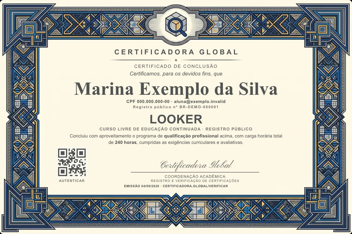 Capa do curso Looker