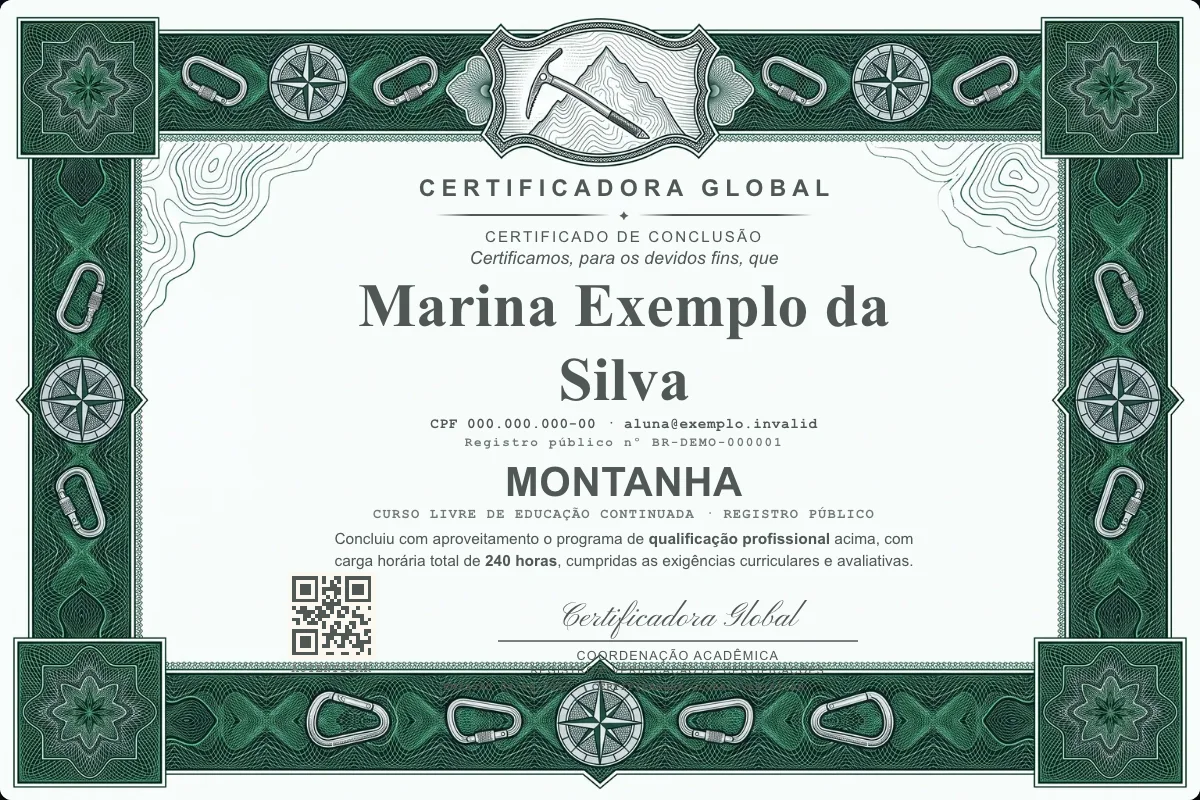 Capa do curso Montanha