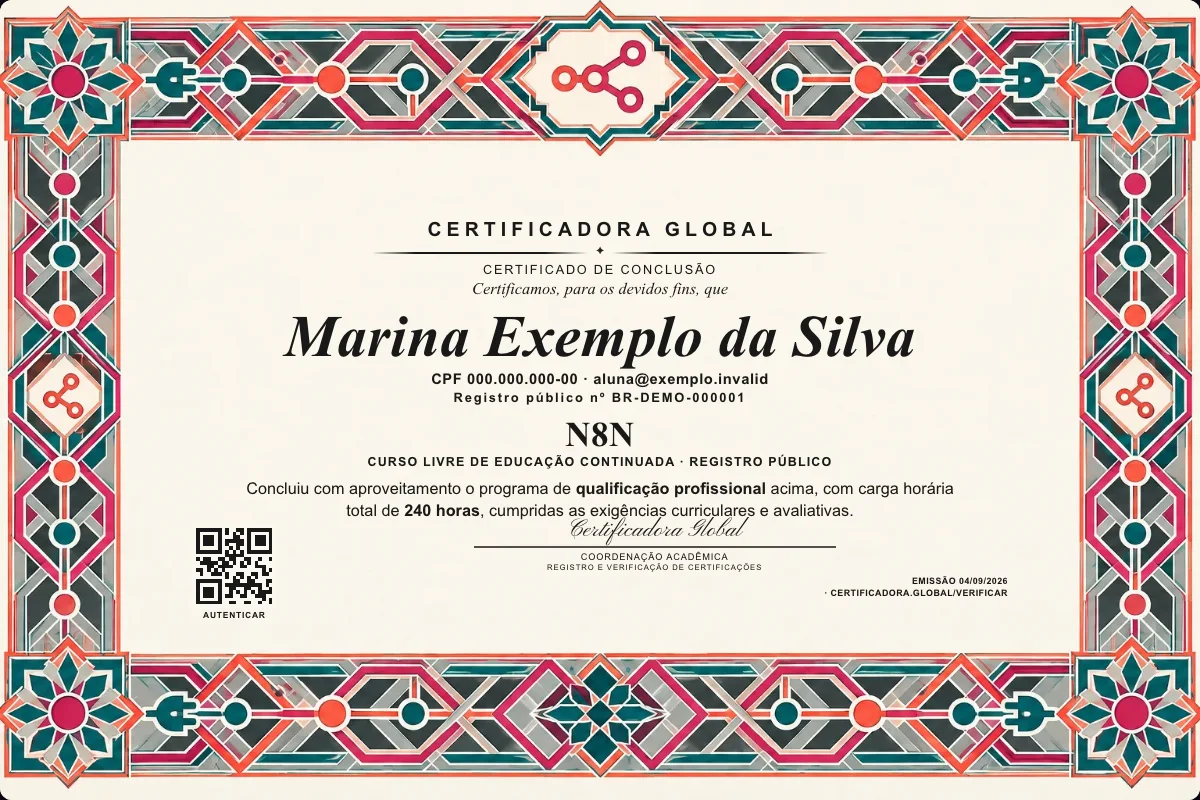Capa do curso N8n