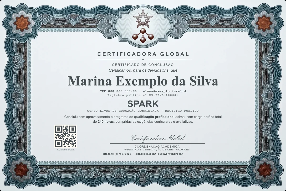 Capa do curso Spark