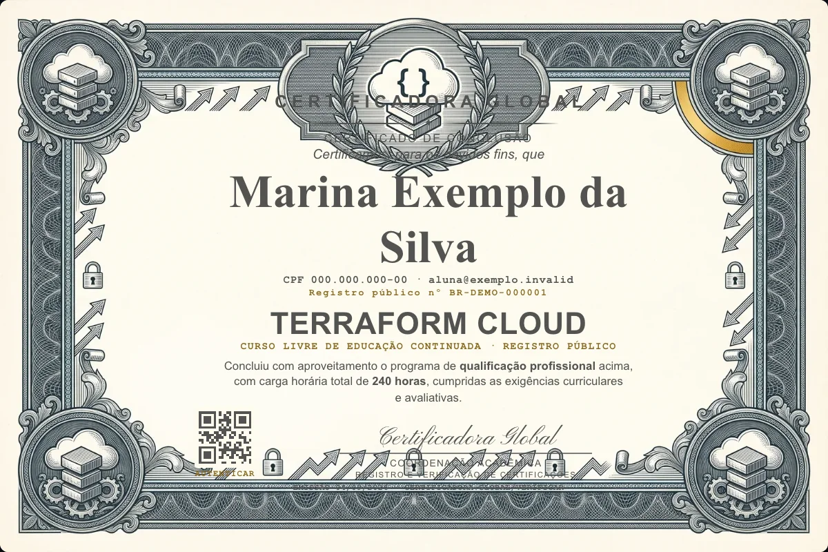 Capa do curso Terraform Cloud