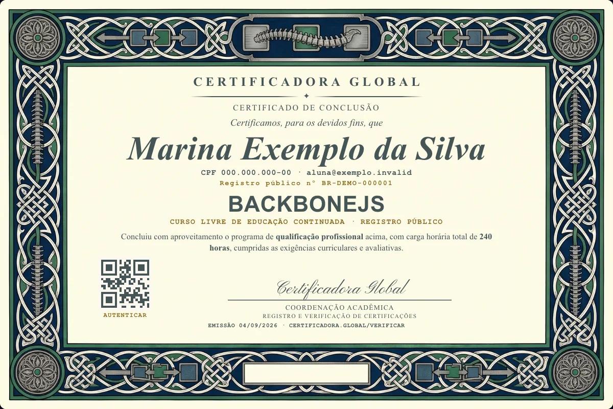 Capa do curso Backbonejs