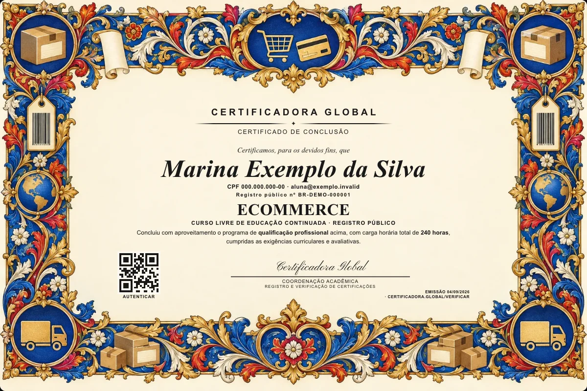 Capa do curso Ecommerce
