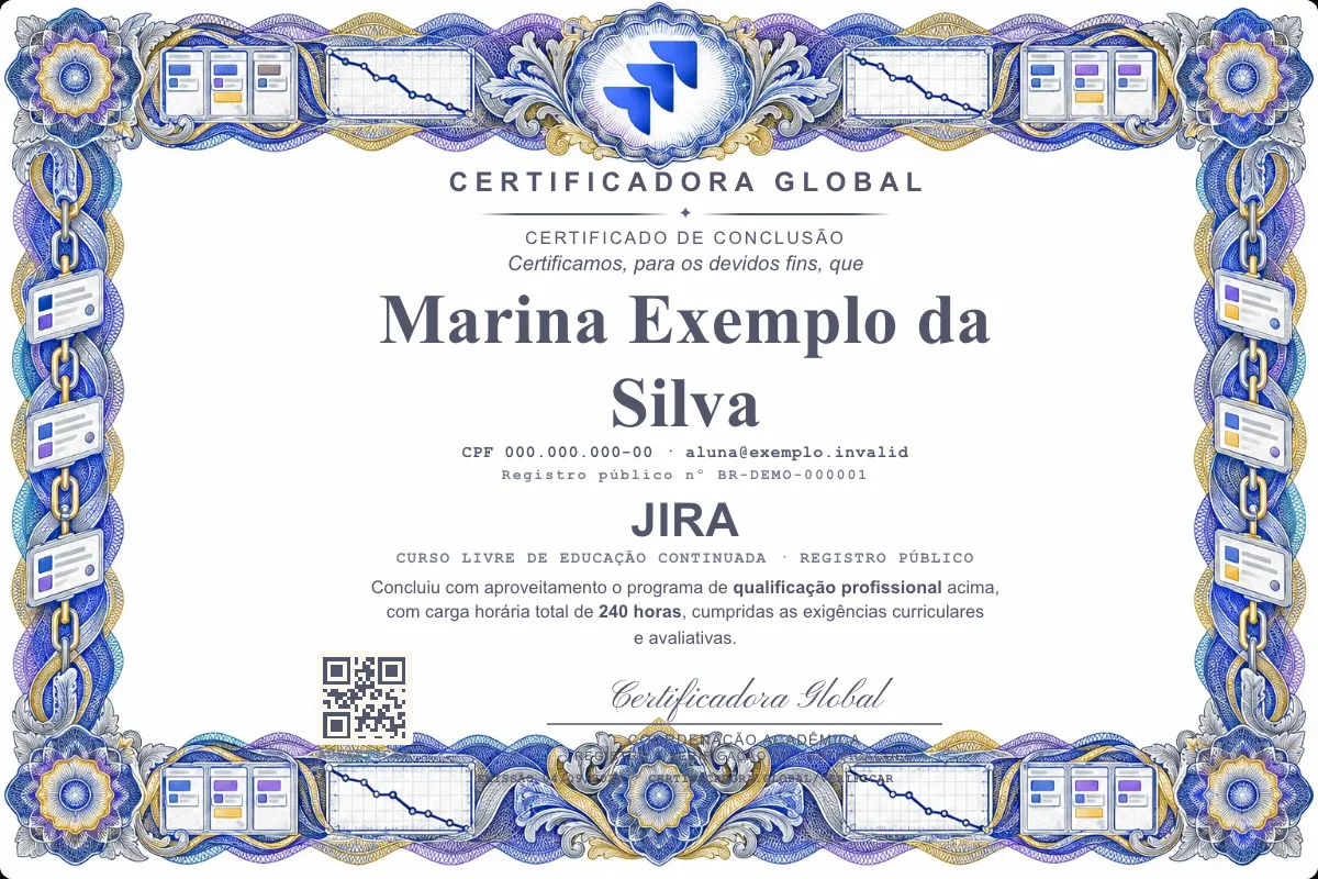 Capa do curso Jira
