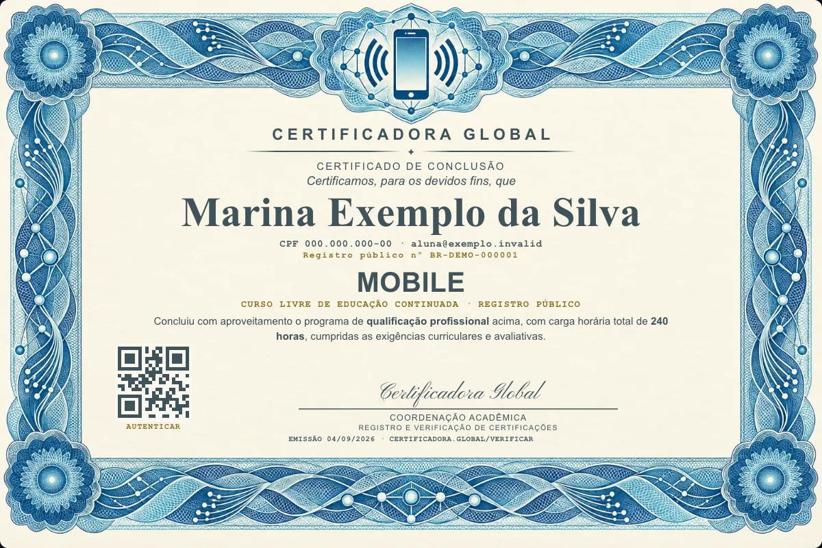 Capa do curso Mobile