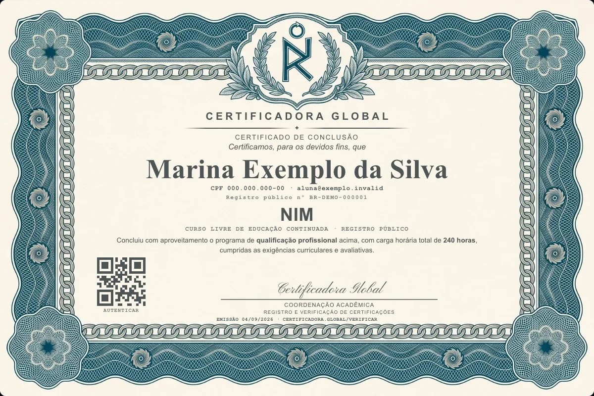 Capa do curso Nim