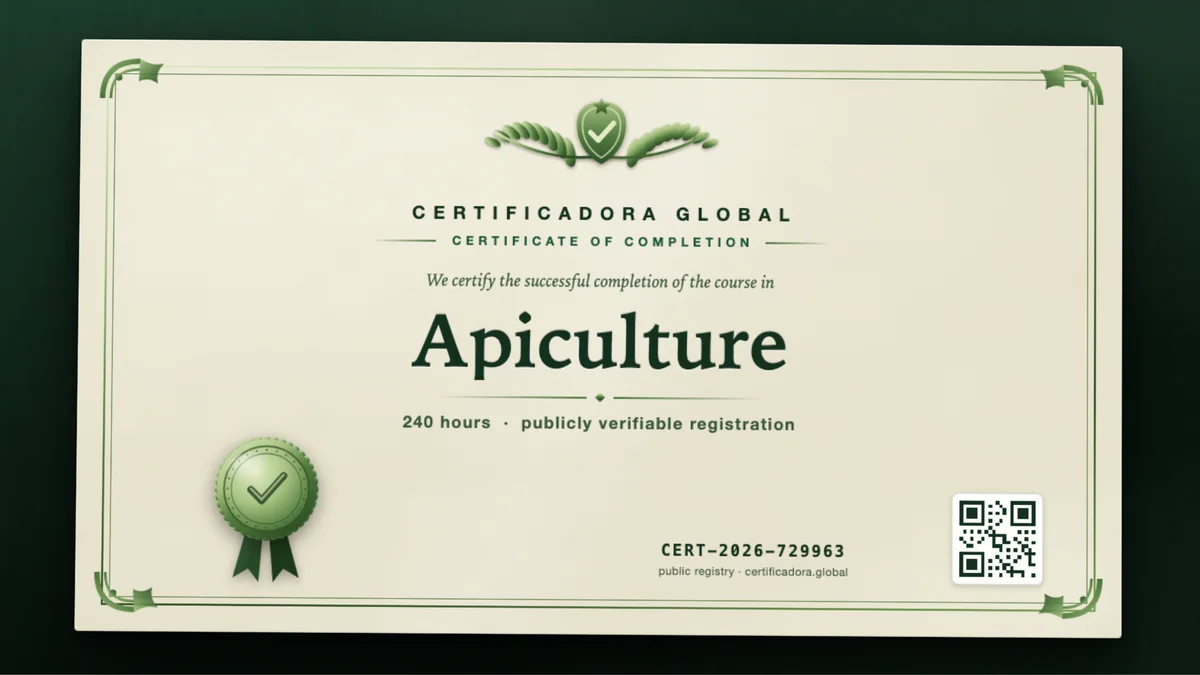 Cover of the Apiculture course