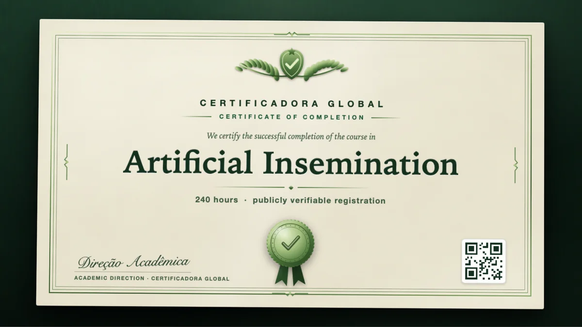 Cover of the Artificial Insemination course