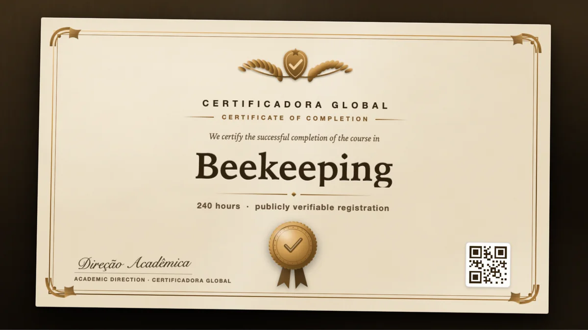Cover of the Beekeeping course