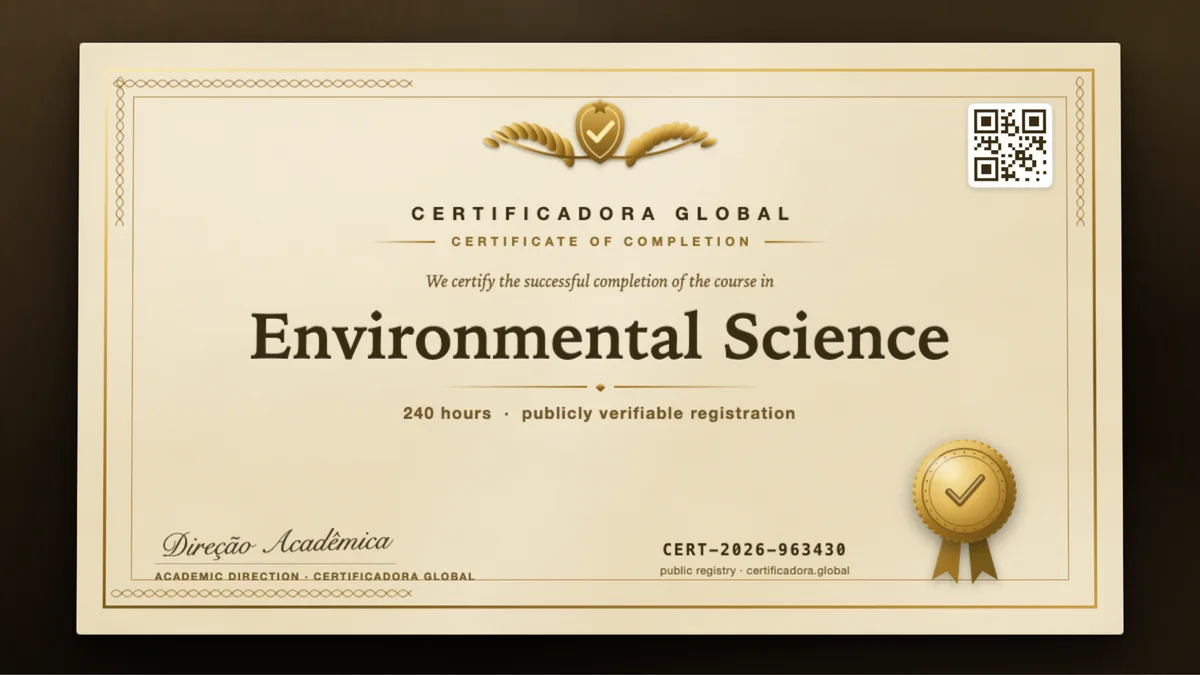 Cover of the Environmental Science course