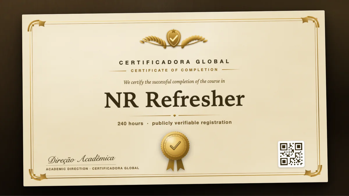 Cover of the NR Refresher course
