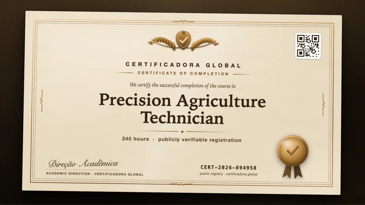 Cover of the Precision Agriculture Technician course