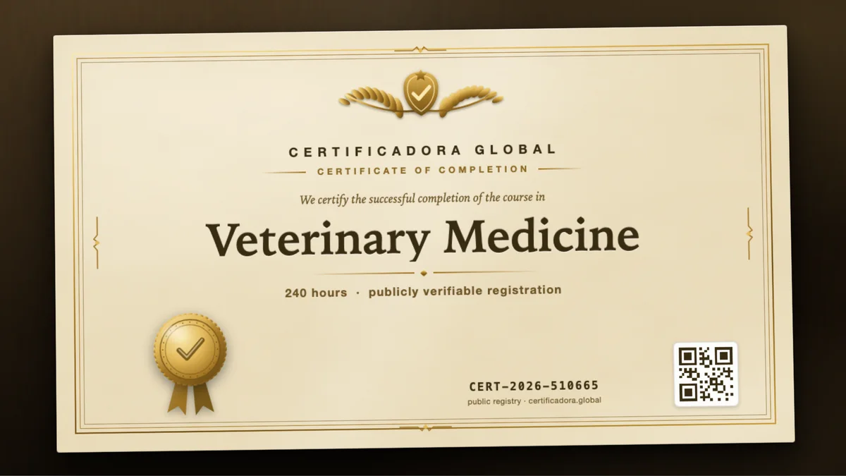 Cover of the Veterinary Medicine course