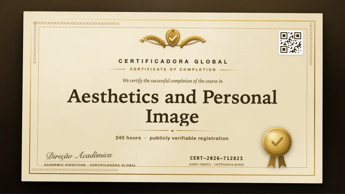 Cover of the Aesthetics and Personal Image course