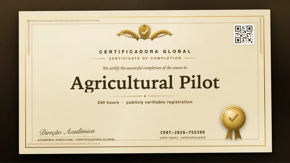 Cover of the Agricultural Pilot course