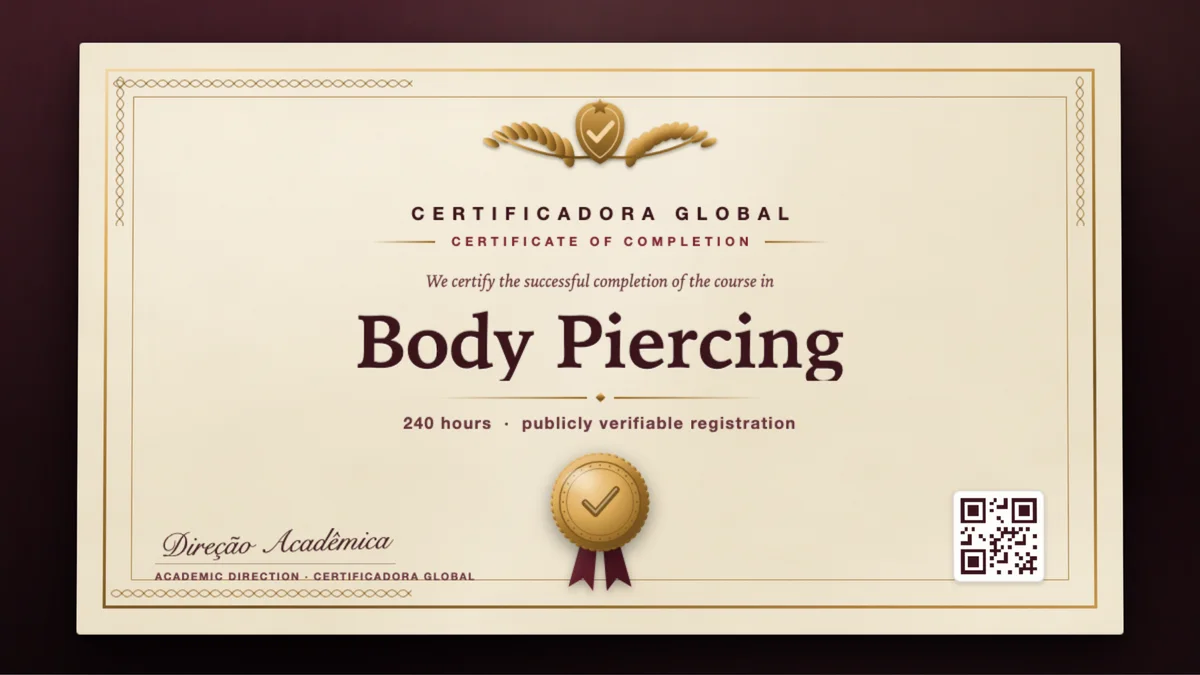 Cover of the Body Piercing course