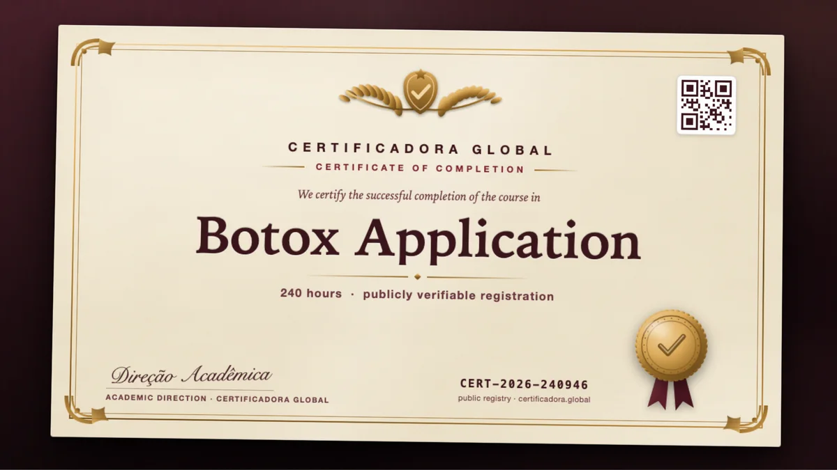 Cover of the Botox Application course