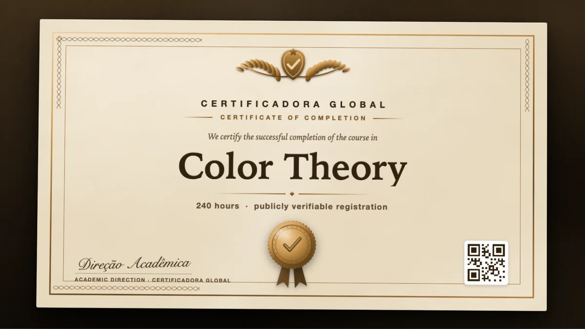 Cover of the Color Theory course