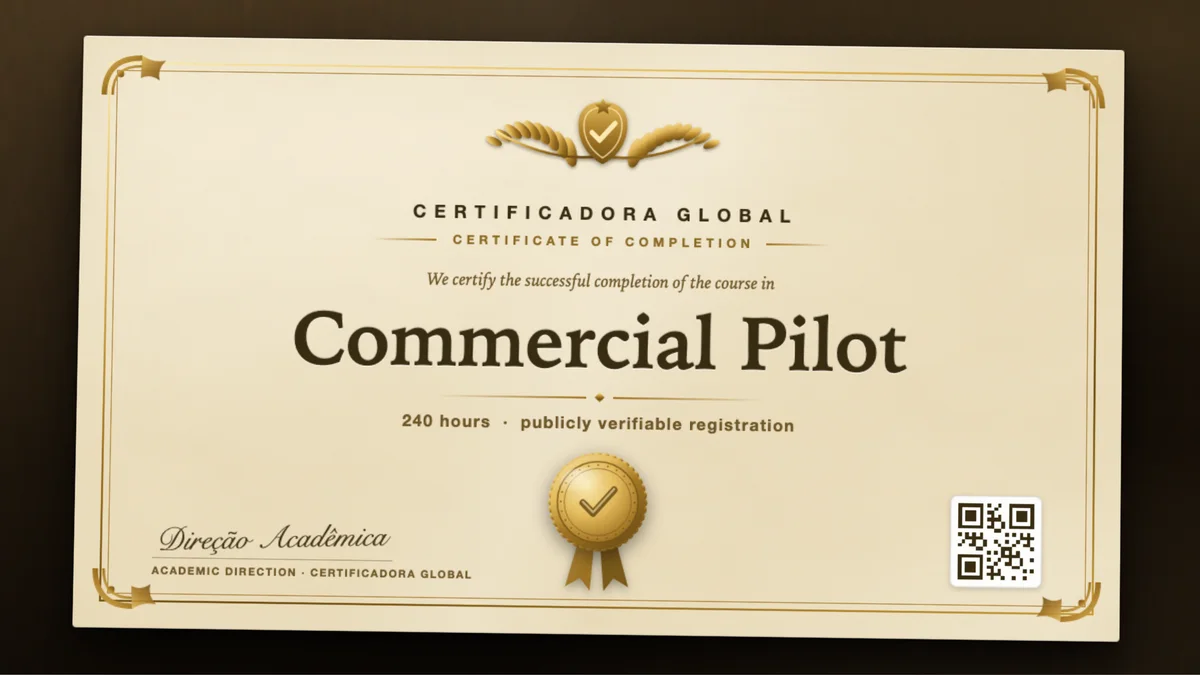 Cover of the Commercial Pilot course