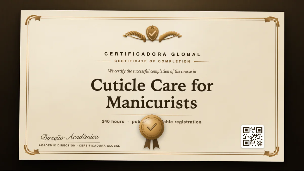 Cover of the Cuticle Care for Manicurists course