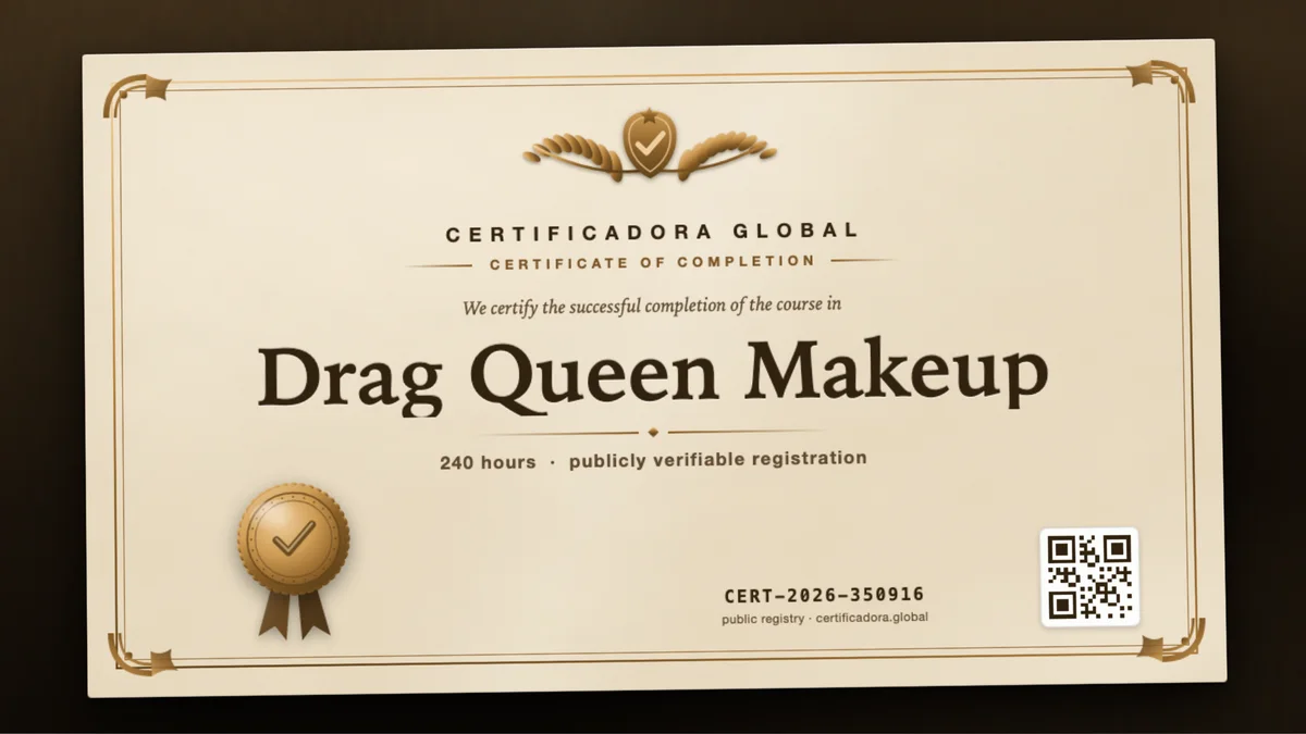 Cover of the Drag Queen Makeup course