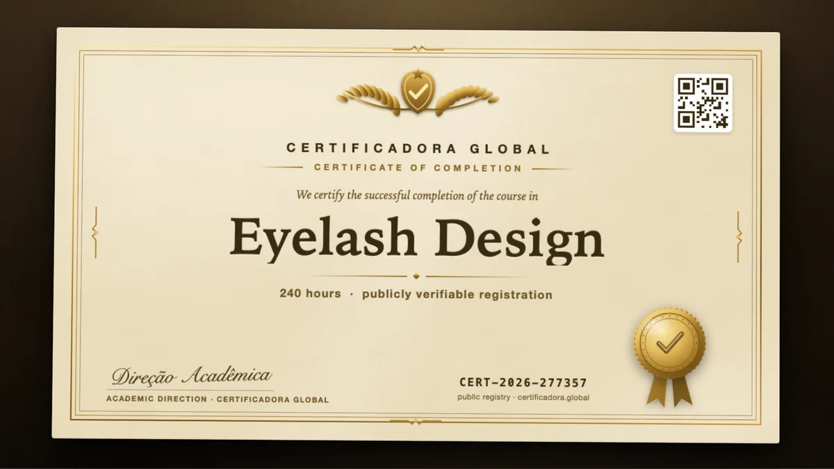 Cover of the Eyelash Design course