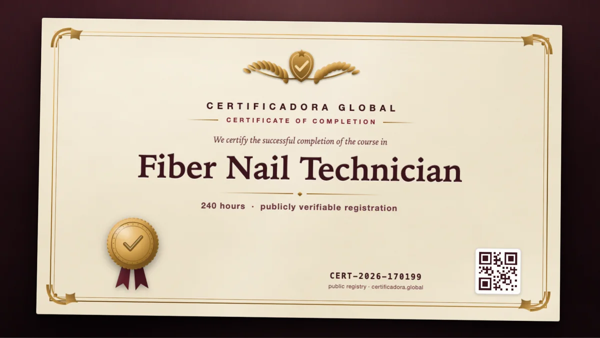 Cover of the Fiber Nail Technician course