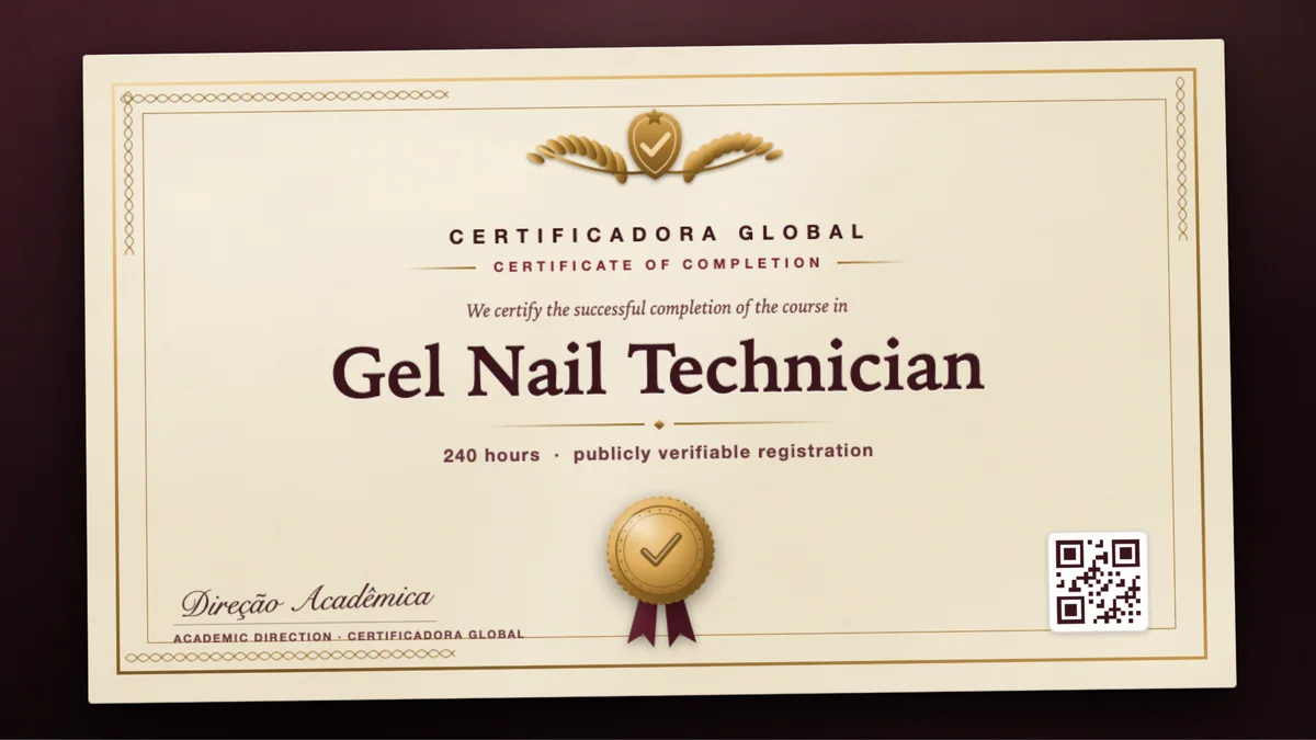 Cover of the Gel Nail Technician course