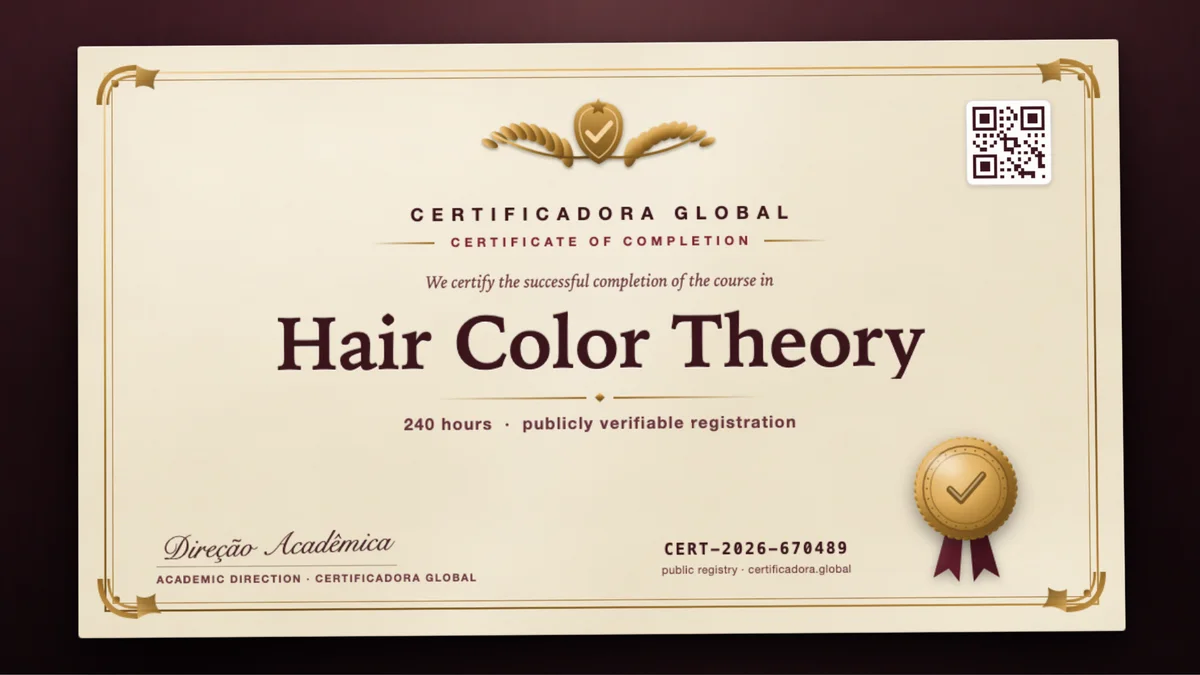 Cover of the Hair Color Theory course