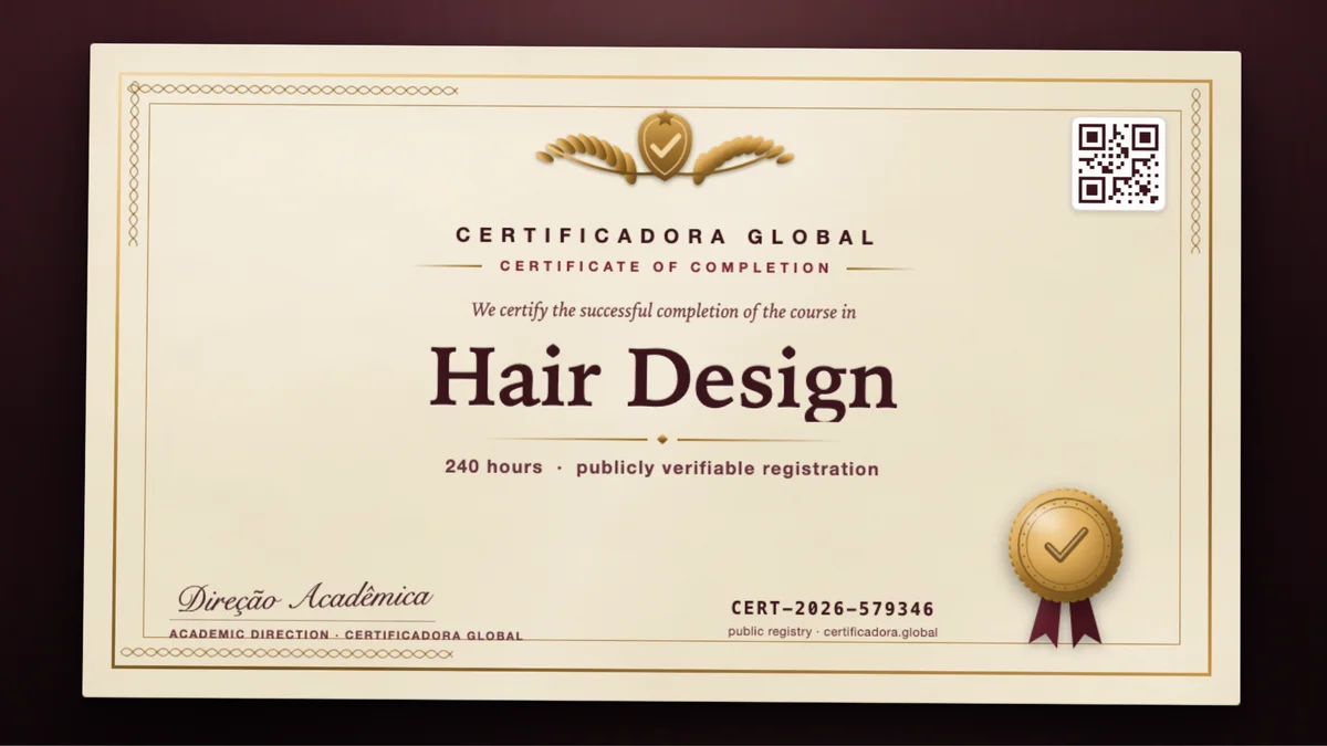 Cover of the Hair Design course