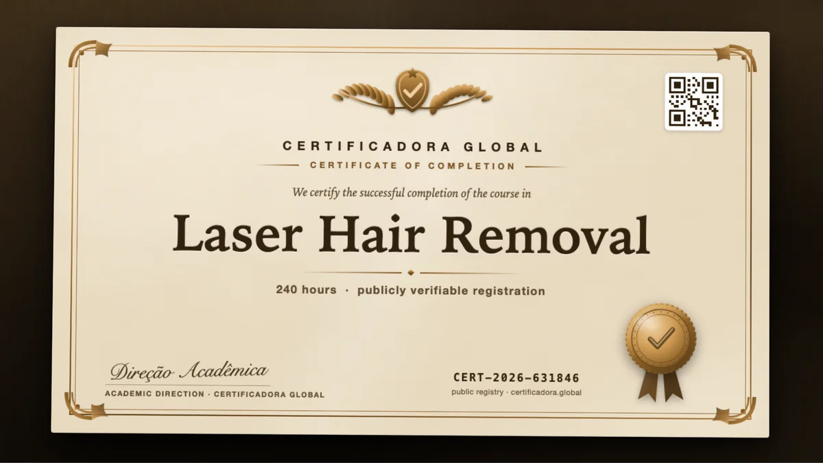 Cover of the Laser Hair Removal course