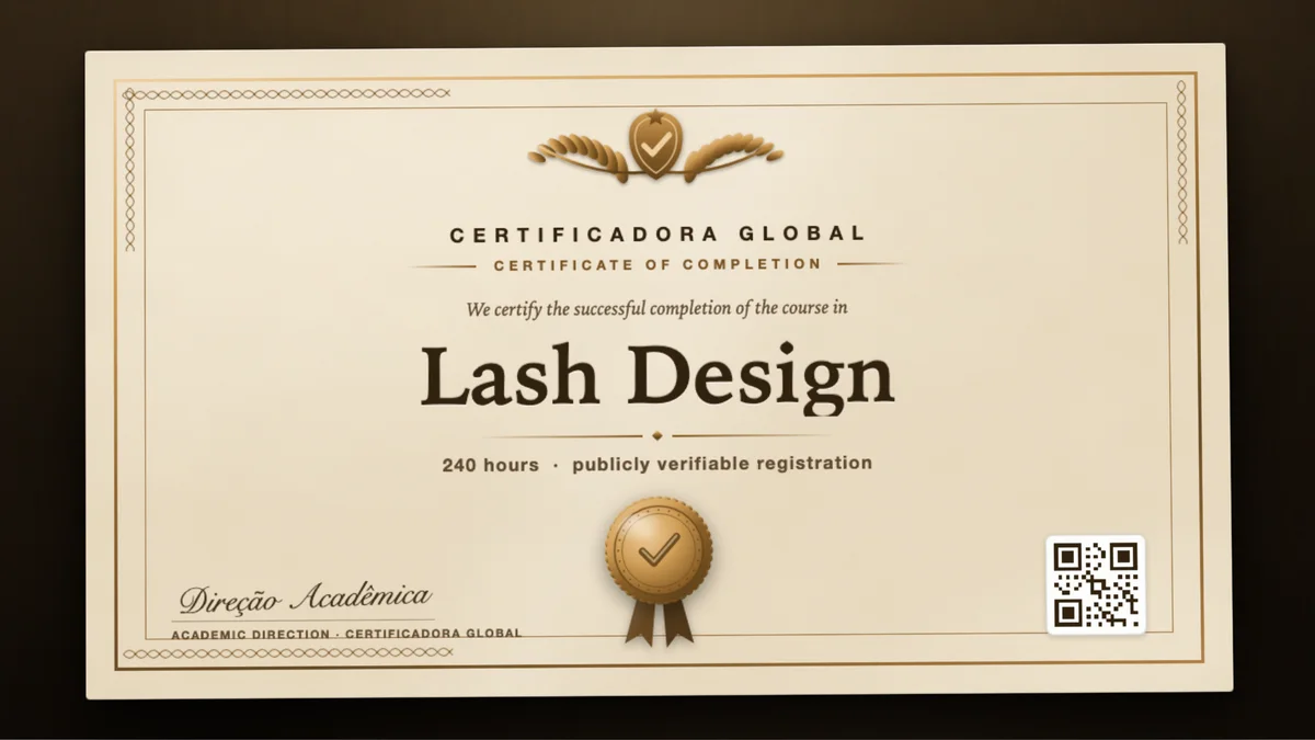 Cover of the Lash Design course