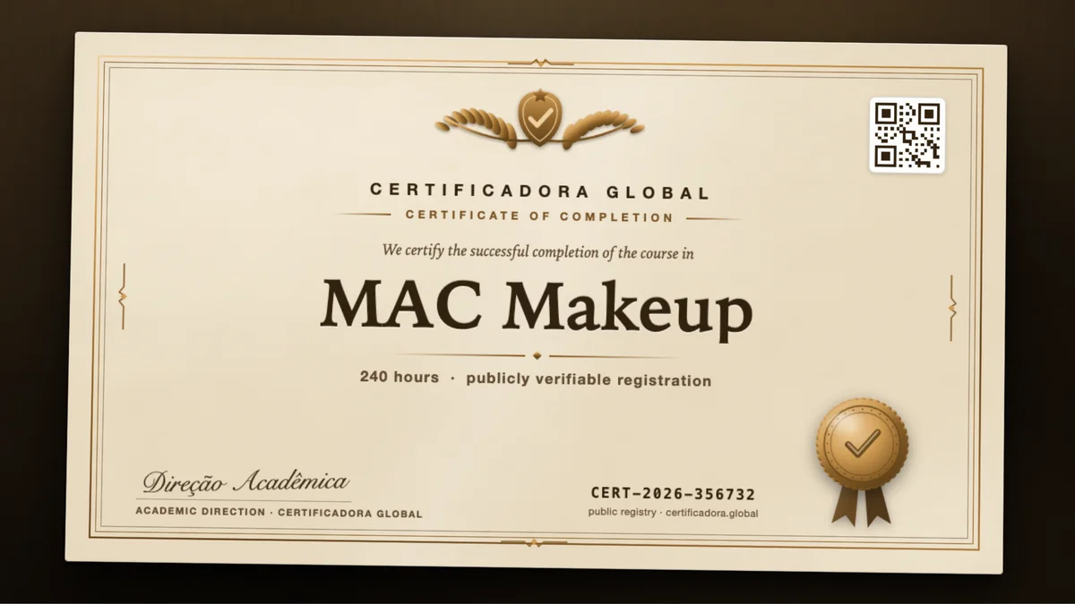 Cover of the MAC Makeup course