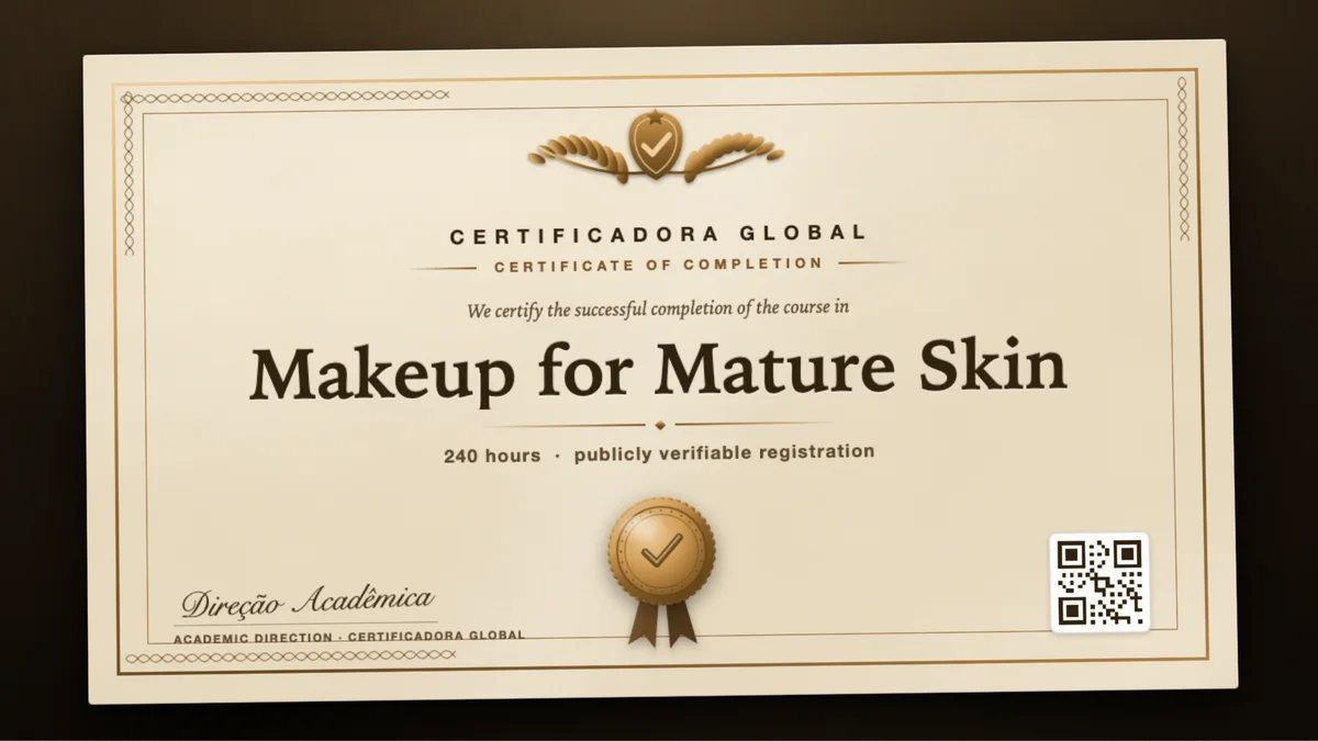 Cover of the Makeup for Mature Skin course