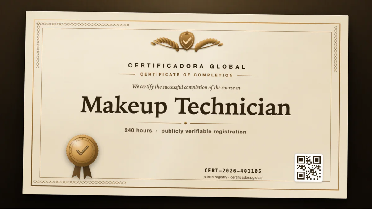 Cover of the Makeup Technician course