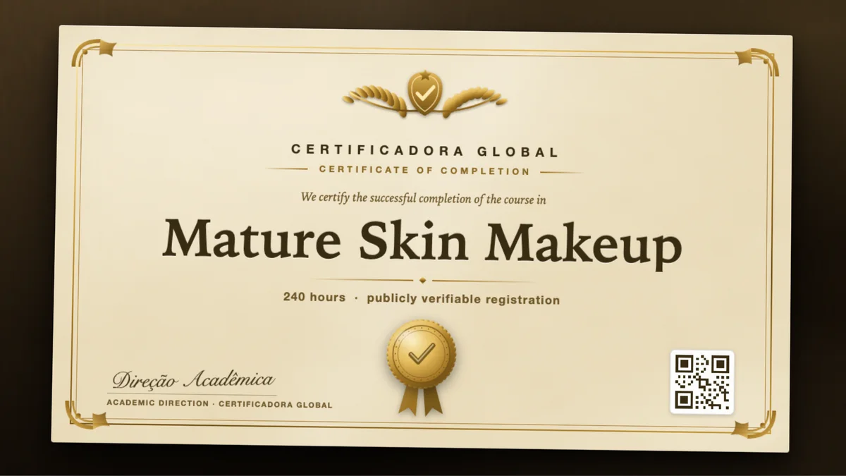 Cover of the Mature Skin Makeup course