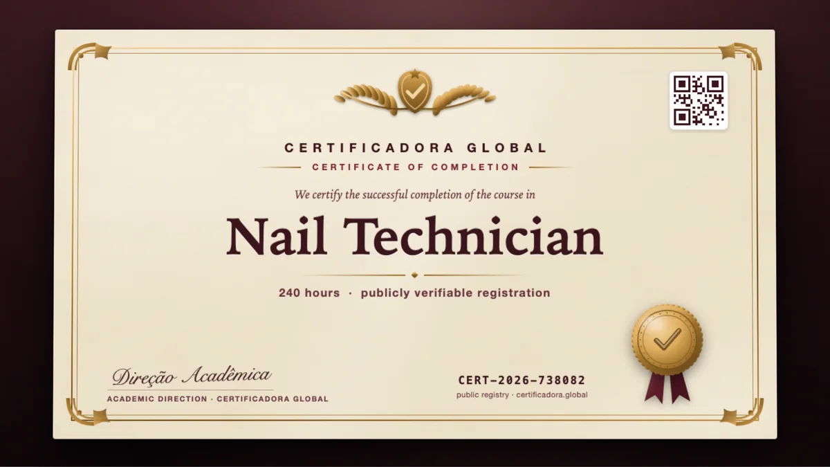 Cover of the Nail Technician course